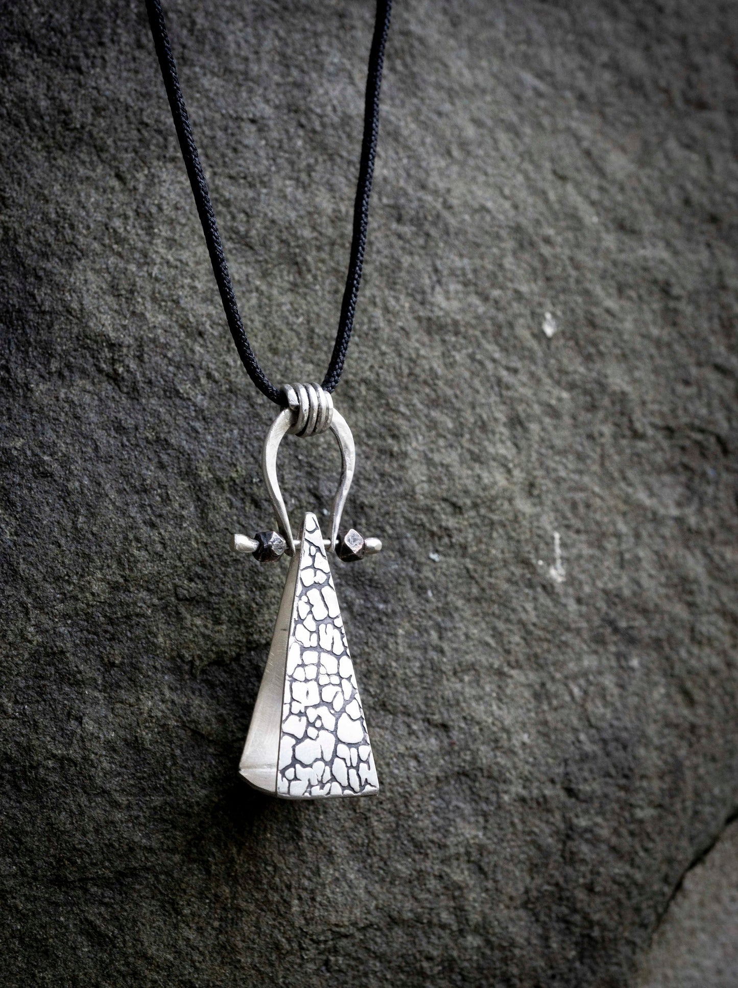 Pendulum Necklace | Talisman Necklace | Silver Pendant Men