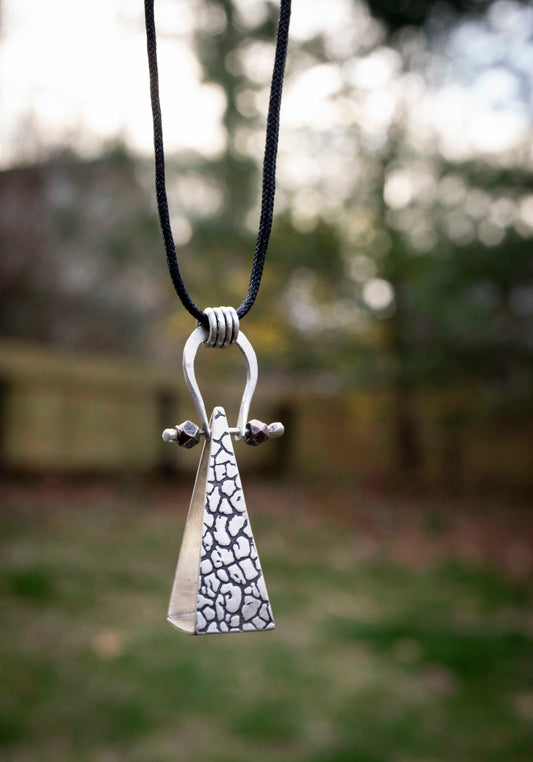 Pendulum Necklace | Talisman Necklace | Silver Pendant Men