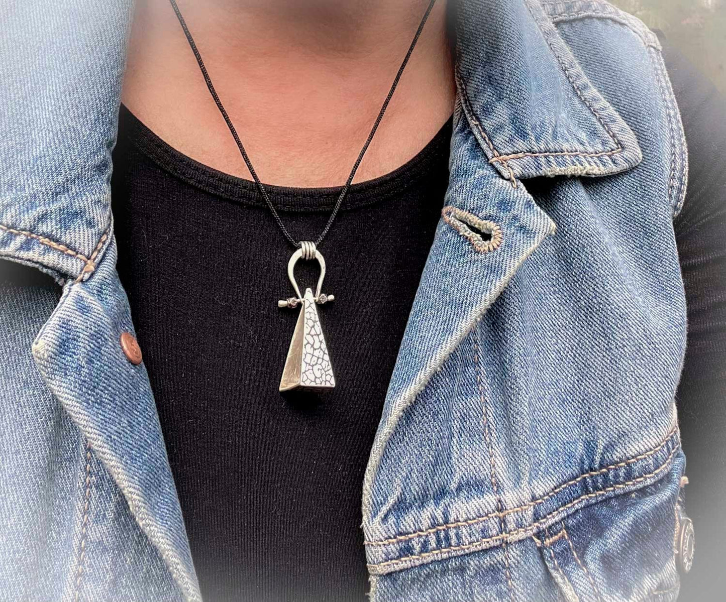 Pendulum Necklace | Talisman Necklace | Silver Pendant Men