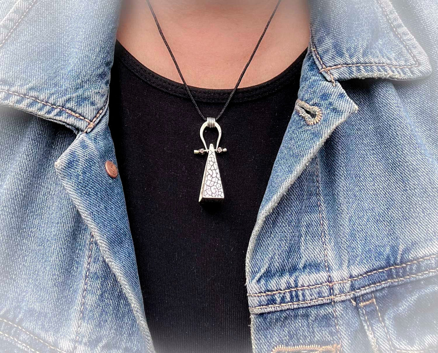 Pendulum Necklace | Talisman Necklace | Silver Pendant Men